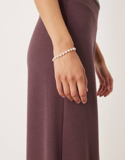 ASOS DESIGN - Bracciale con perle sintetiche - view 1