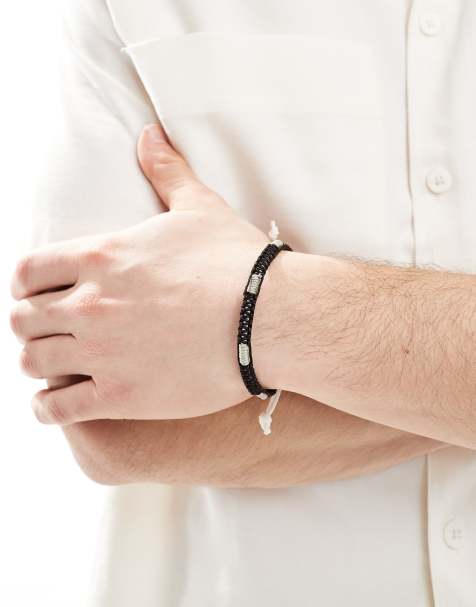 ASOS DESIGN - Bracciale marrone in corda - view 1