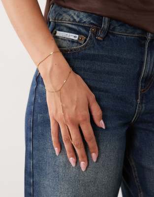 ASOS DESIGN - Bracelet chaîne en acier inoxydable résistant à l'eau - Doré