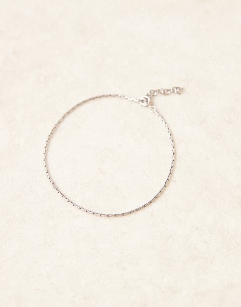 ASOS DESIGN - Bracelet en argent massif - Argenté - view 1
