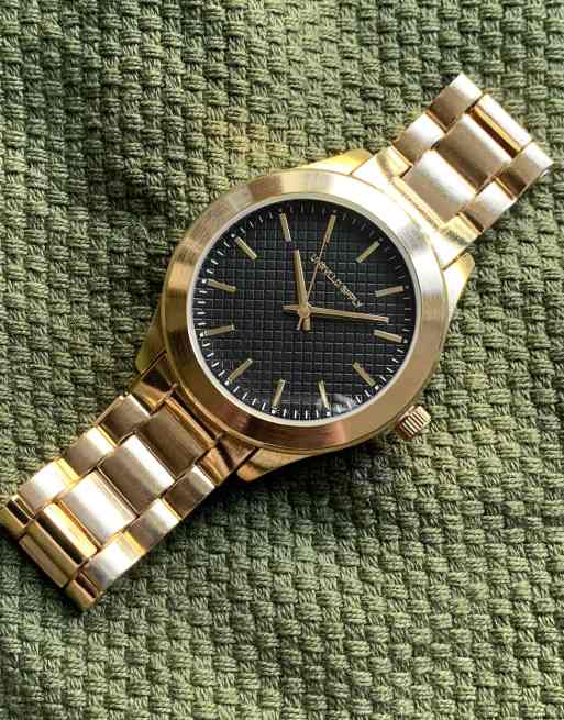 Asos best sale gold watch