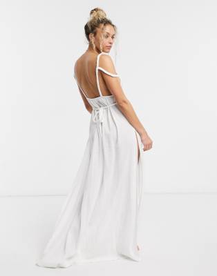 asos white gown