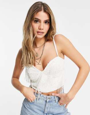 asos fringe top