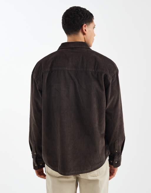 ASOS DESIGN – Brązowa koszula wierzchnia ze sztruksu, 3 z 5
