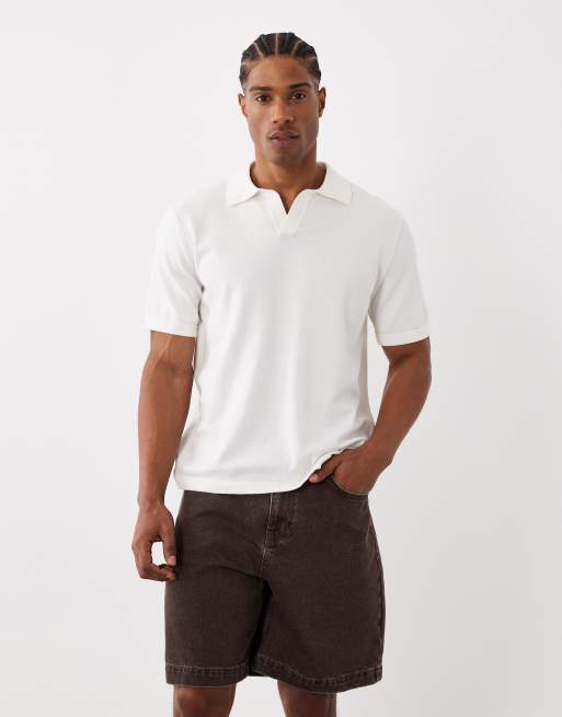 ASOS DESIGN – Brązowe średniej długości szorty jeansowe, 2 z 5
