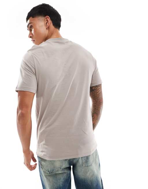 ASOS DESIGN – Brązowy T-shirt z nadrukiem na piersi, 2 z 4