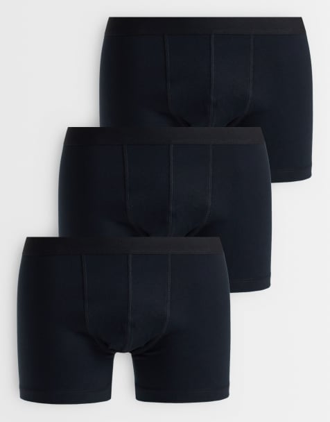 ASOS DESIGN – breatheMax – 3er-Pack Unterhosen in Schwarz - view 1
