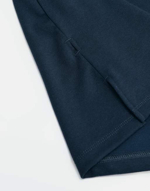 ASOS DESIGN breatheMAX™ Adaptive regular fit t-shirt i marinblå bomullsmix, 7 av 9