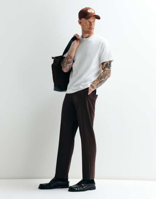 ASOS DESIGN breatheMAX™ Adaptive regular fit t-shirt i vit bomullsmix, 3 av 9
