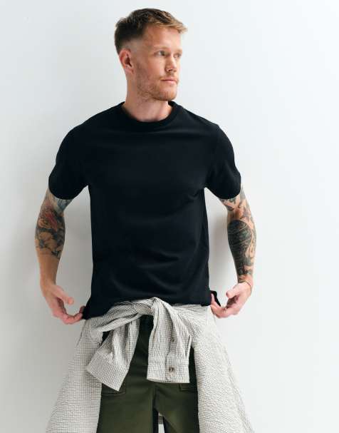ASOS DESIGN breatheMAX™ adaptives T-Shirt in Schwarz, Baumwollmix - view 1