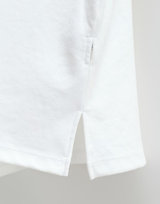 ASOS DESIGN breatheMAX™ camiseta de corte estándar en mezcla de algodón blanca, 9 de 9
