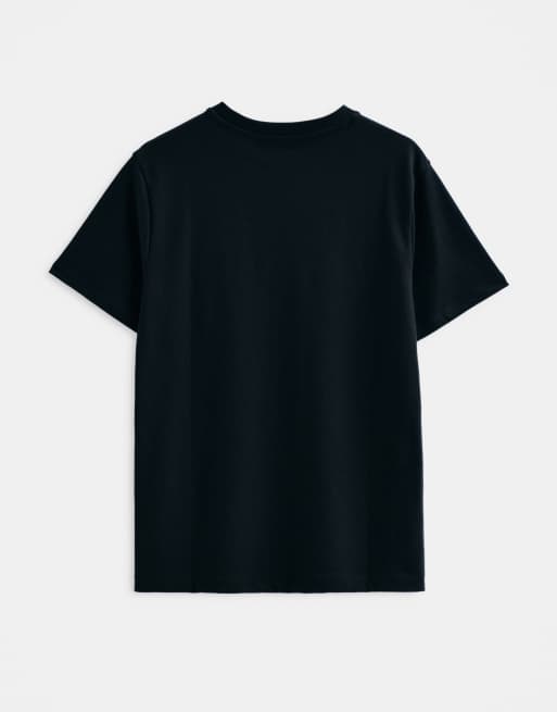 ASOS DESIGN breatheMAX™ camiseta de corte estándar en mezcla de algodón negra, 7 de 8