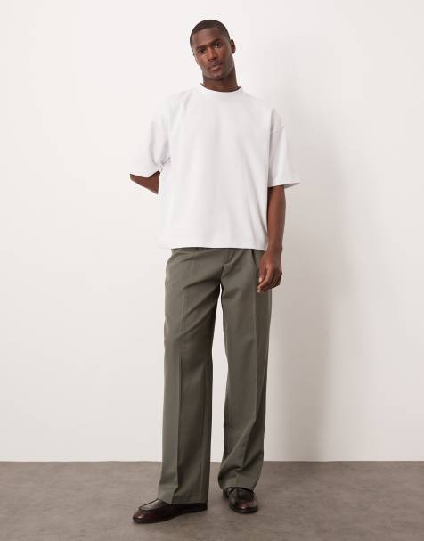 ASOS DESIGN breatheMAX™ heavyweight boxy oversized t-shirt in white cotton blend - view 1