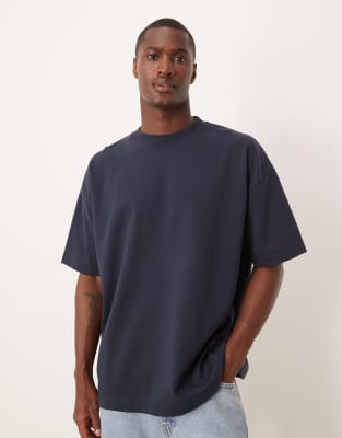 breatheMAX™ heavyweight oversized T-shirt in navy