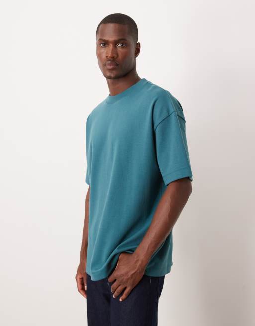 ASOS DESIGN breatheMAX™ heavyweight oversized t-shirt in turquoise
