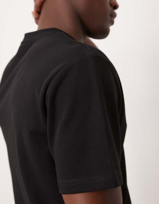 ASOS DESIGN breatheMAX™ heavyweight regular fit t-shirt in black , 3 of 5