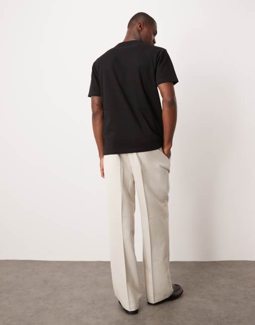 ASOS DESIGN breatheMAX™ heavyweight regular fit t-shirt in black , 4 of 5