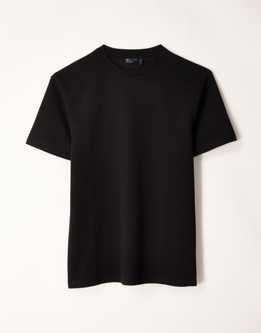 ASOS DESIGN breatheMAX™ heavyweight regular fit t-shirt in black , 5 of 5