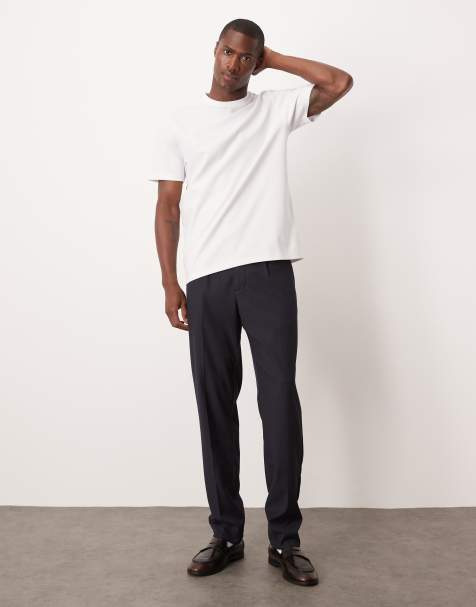ASOS DESIGN breatheMAX™ heavyweight regular fit t-shirt in white cotton blend - view 1