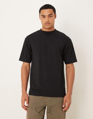 Asos Design Breathemax™ Heavyweight Relaxed T-shirt In Black