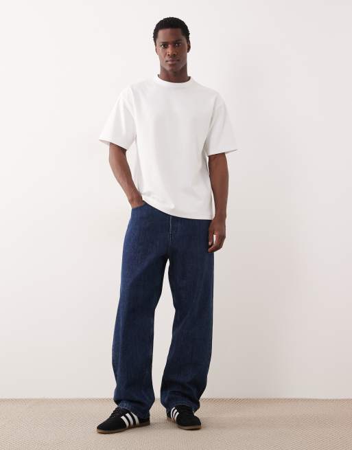 ASOS DESIGN breatheMAX™ heavyweight relaxed t-shirt in white cotton blend, 2 of 5