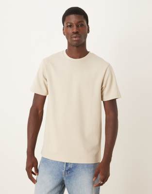 Asos Design Breathemax™ Heavyweight T-shirt In Neutral