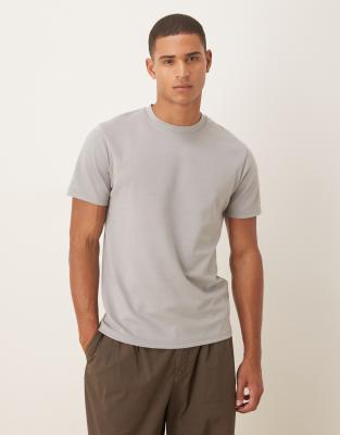 Asos Design Breathemax™ Heavyweight T-shirt In Gray