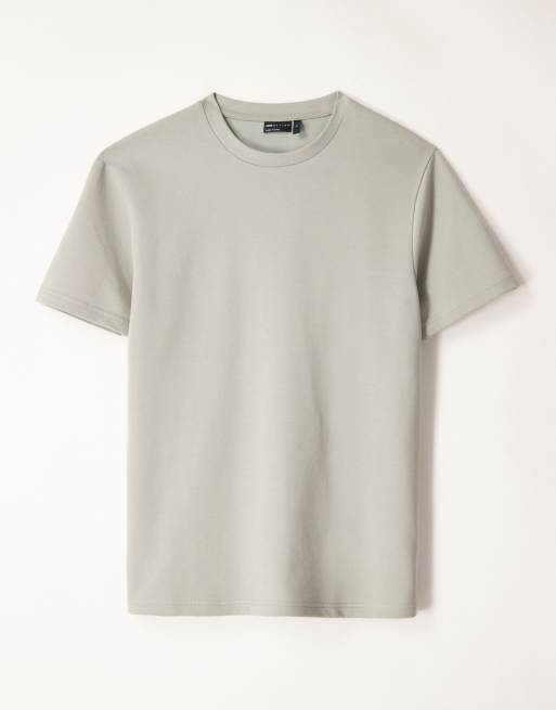 ASOS DESIGN breatheMAX™ heavyweight t-shirt in sage
