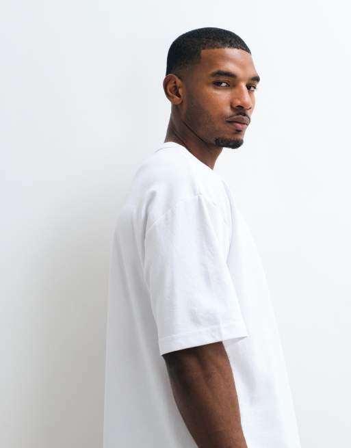 ASOS DESIGN - BreatheMAX™ - Hvid oversized T-shirt i kraftig bomuldsblanding, 2 af 5