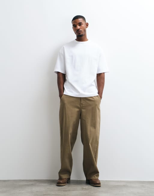 ASOS DESIGN - BreatheMAX™ - Hvid oversized T-shirt i kraftig bomuldsblanding, 3 af 5