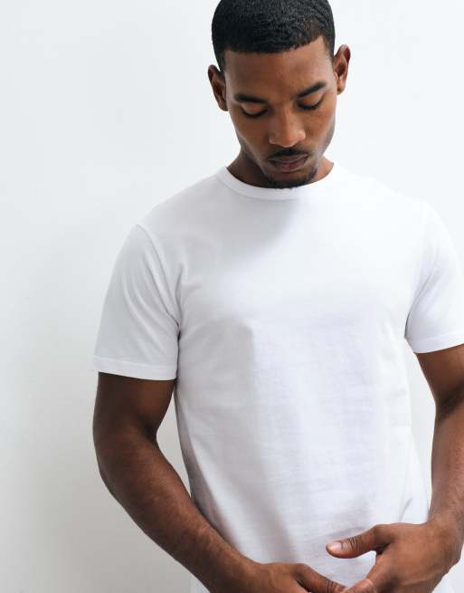 ASOS DESIGN – breatheMAX™ Lite – Biały T-shirt o regularnym kroju , 3 z 5