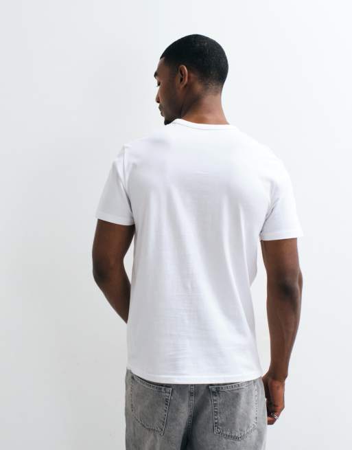 ASOS DESIGN – breatheMAX™ Lite – Biały T-shirt o regularnym kroju , 5 z 5