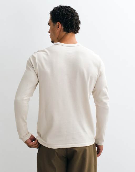 ASOS DESIGN breatheMAX™ Lite regular fit long sleeve t-shirt in grey pique , 5 of 5