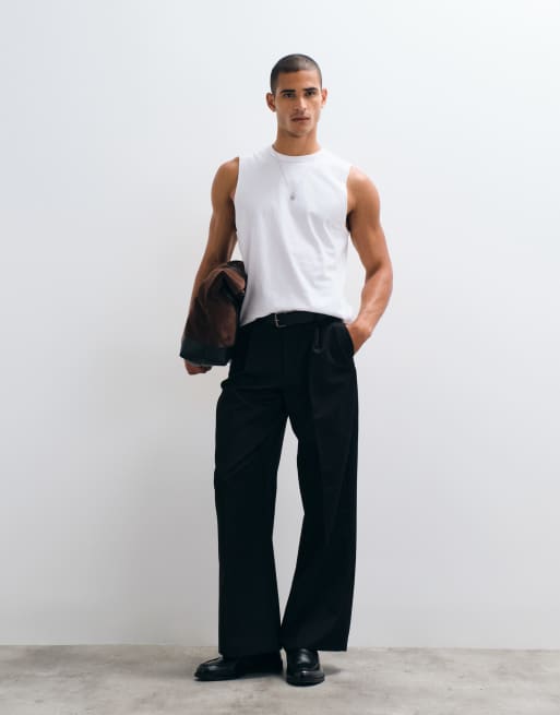 ASOS DESIGN breatheMAX™ Lite regular fit tank in white , 4 of 5