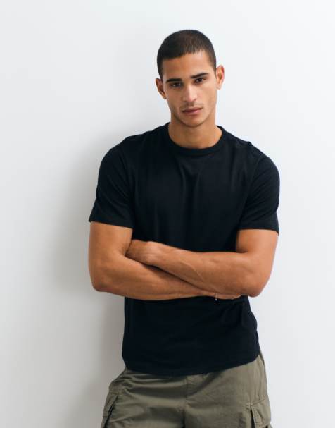 ASOS DESIGN - breatheMAX™ Lite - T-shirt regular fit nera - view 1