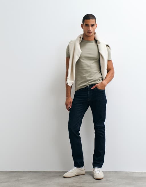 ASOS DESIGN – breatheMAX™ Lite – Zielony dopasowany T-shirt  , 3 z 5
