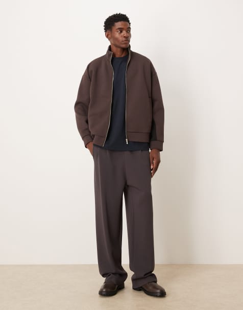 ASOS DESIGN – breatheMAX™ – Oversize-T-Shirt aus schwerem Baumwollmix in Marineblau - view 1