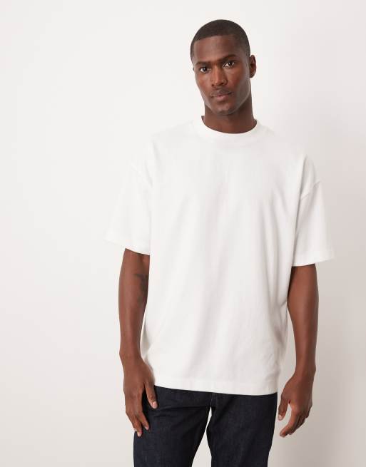 ASOS DESIGN – breatheMAX™ – Schweres Oversize-T-Shirt in Weiß
