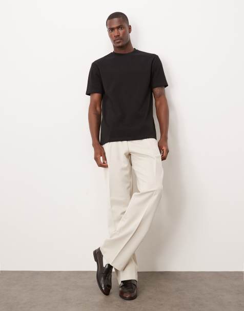 ASOS DESIGN – breatheMAX™ – Schweres Regular-Fit-T-Shirt in Schwarz - view 1