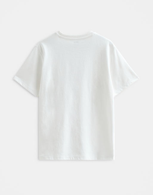 ASOS DESIGN breatheMAX™ T-shirt regular fit in misto cotone bianco, 8 di 9