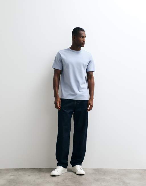 ASOS DESIGN – breatheMAX™ – Vit, kraftig t-shirt i bomullsmix med avslappnad passform , 3 av 6
