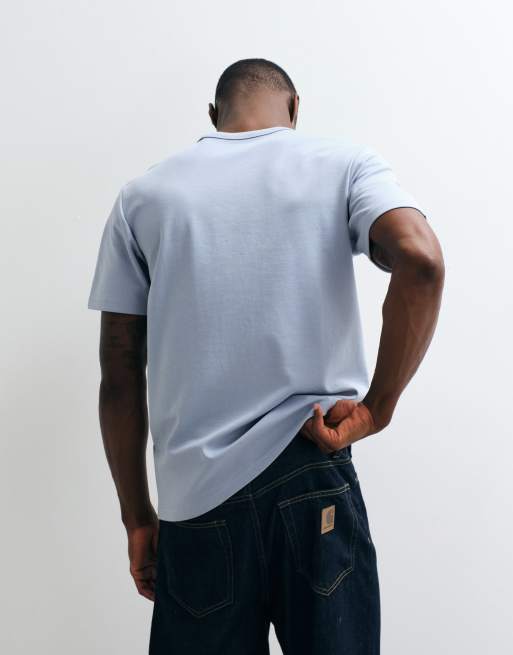 ASOS DESIGN – breatheMAX™ – Vit, kraftig t-shirt i bomullsmix med avslappnad passform , 4 av 6