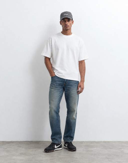 ASOS DESIGN – breatheMAX™ – Vit, kraftig t-shirt i oversize och bomullsmix med hög krage, 7 av 10