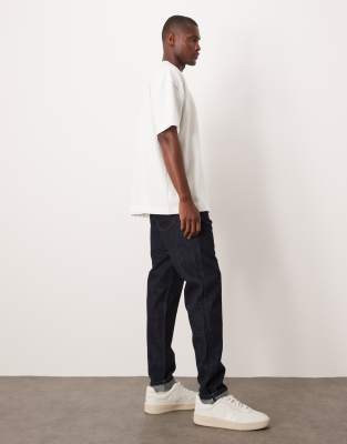 ASOS DESIGN – BreatheMAX™ – Vit, kraftig t-shirt i oversize - view 1