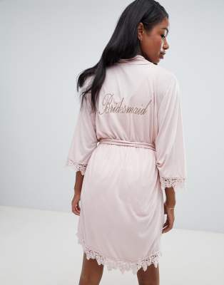 asos bride robe