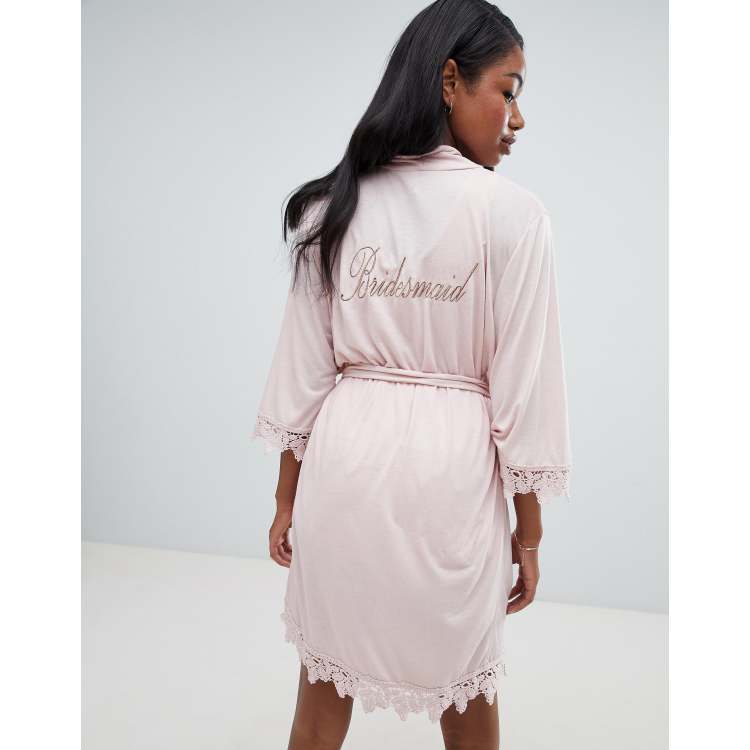 Asos store bridesmaid robe