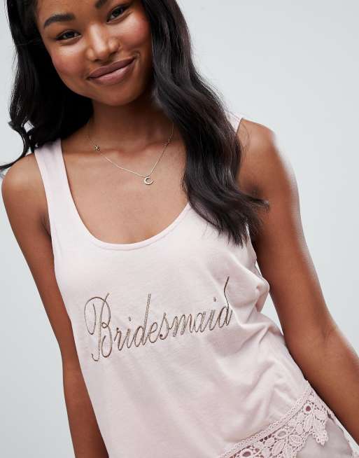 Bridesmaid tanks best sale