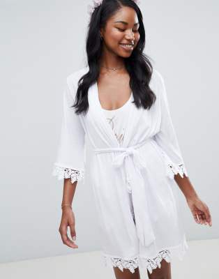 asos bride robe