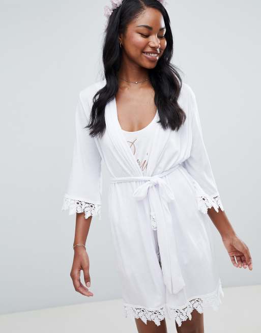 Kimono dressing 2025 gown asos