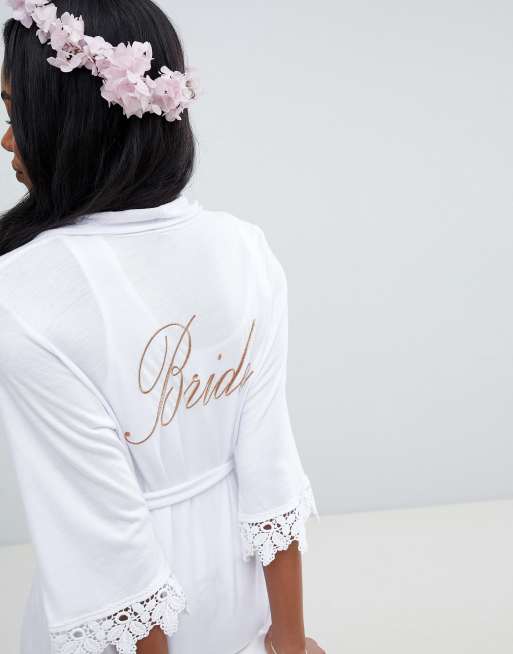 Asos clearance bride robe